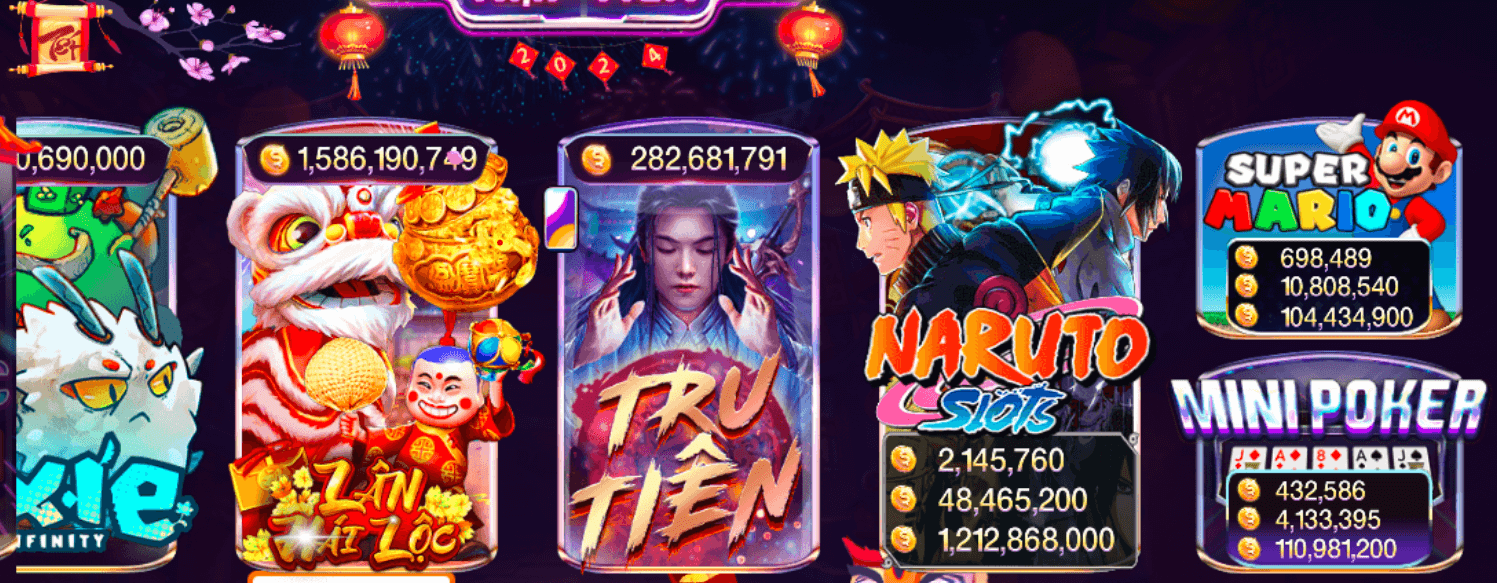 Hướng dẫn chơi Naruto slots 