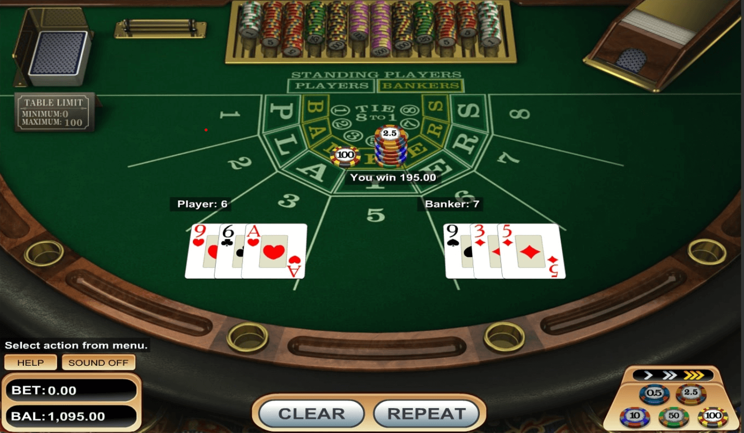 Mẹo chơi Baccarat online