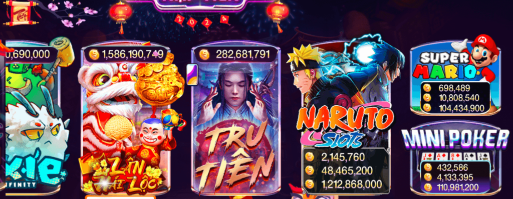 Naruto Slots tại go789 là trò chơi nổ hũ thu hút đông đảo người chơi nhờ lối chơi thú vị và tỷ lệ thắng cao.