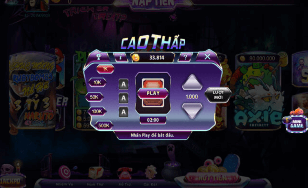 Bí Quyết Chơi Mini Game Cao Thấp Tại Go789